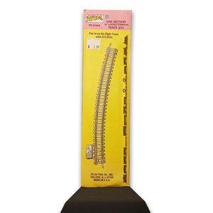 Model Railroad Train Tracks Atlas One Section 18" Radius Terminal Track #45